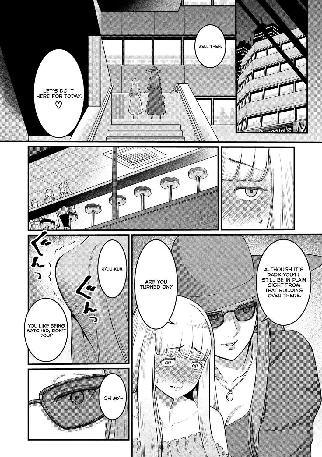 Hentai Manga Comic-Me and my mom in public crossdressing sex-Read-4